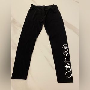Calvin Klein Performance - Girls Black Leggings - Size M 8/10